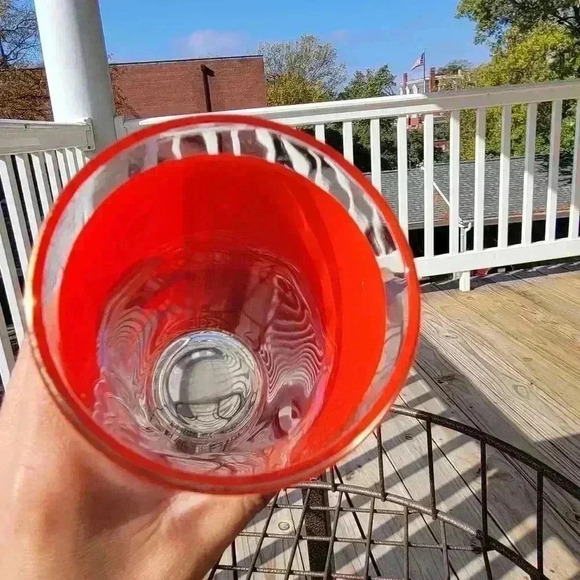 (1) Vintage Culver Mandalay Hindu Goddess Glass Bar Cart Glassware - Picture 5 of 11